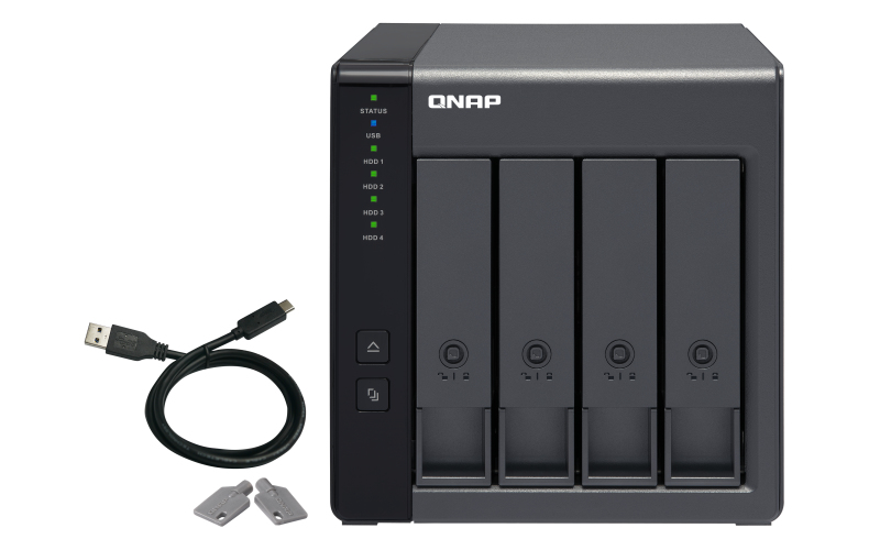 Qnap Tr 004 Storage Drive Enclosure 2 5 3 5 Hdd Ssd Enclosure Black