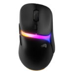 Glorious Gaming - draadloze gamingmuis Model D3 - Uitwisselbaar InfinitePlay-batterijsysteem, 8k polling, 130M click optische schakelaars, licht gewicht van 69 g, 30K DPI optische sensor, RGB - Zwart