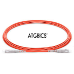 ATGBICS LC-FC OM2, Fibre Optic Cable, Multimode, Simplex, Orange, 4m