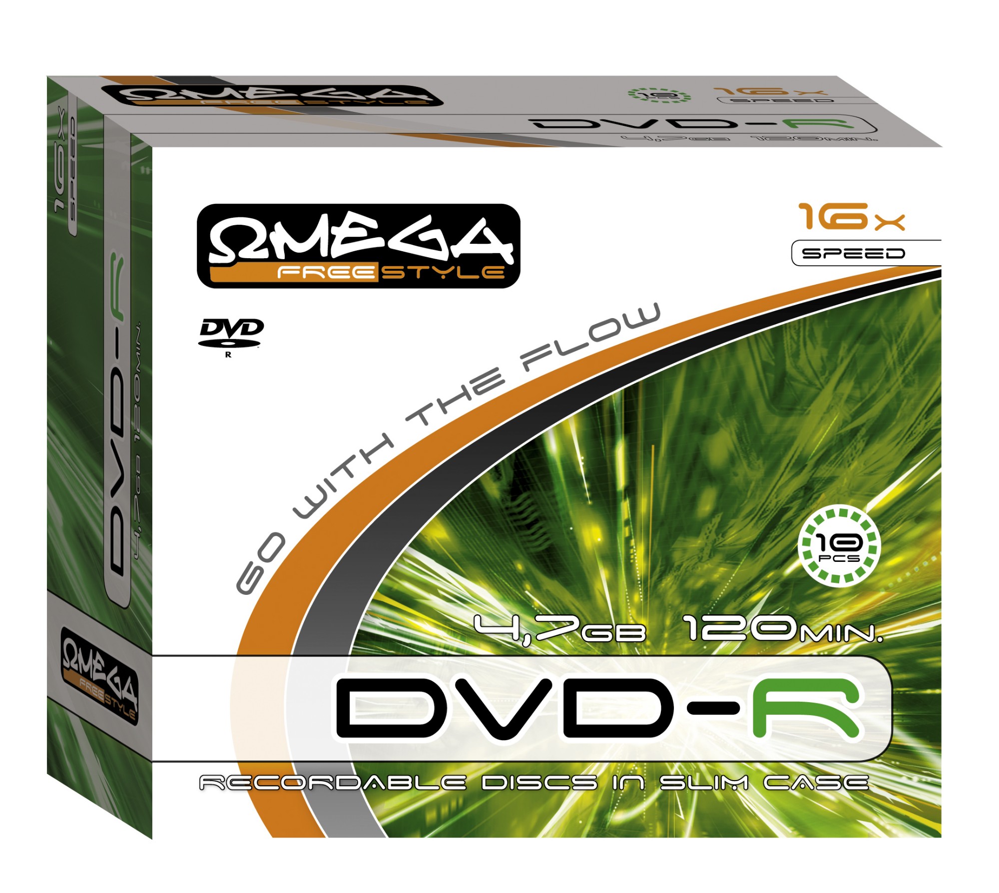 OMDF16S- ANSWER DVD-R (10 PACK) 4.7GB 16X-