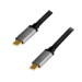 LogiLink CUA0107 USB cable USB 3.2 Gen 2 (3.1 Gen 2) 1 m USB C Black, Grey