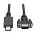 Tripp Lite P566-006-VGA video cable adapter 70.9" (1.8 m) HDMI VGA (D-Sub) Black