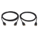 Eaton P568-006-2PK HDMI cable 70.9" (1.8 m) HDMI Type A (Standard) Black