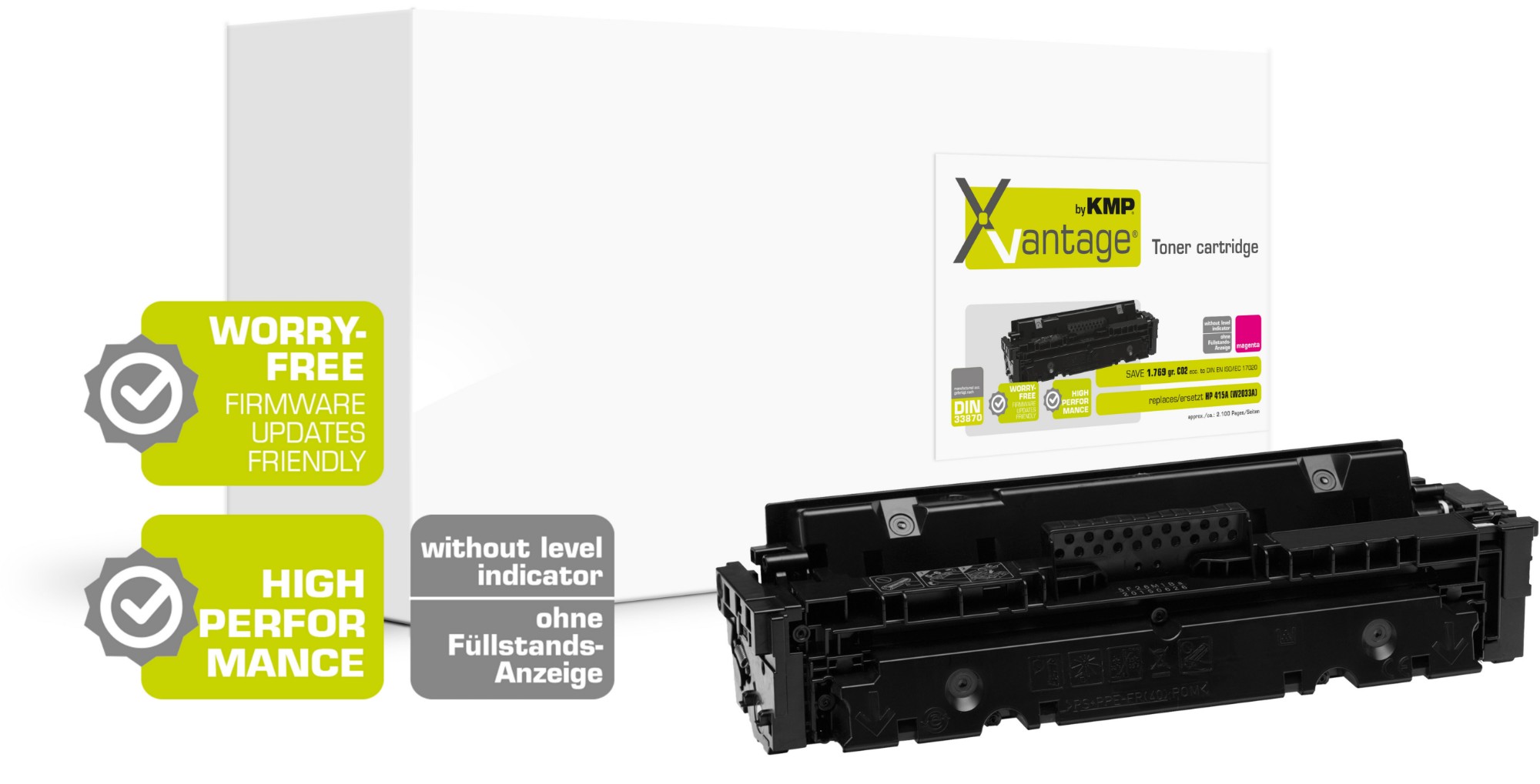 KMP 2554,0086 toner cartridge 1 pc(s) Compatible Magenta