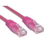 Cables Direct Cat6 U/UTP networking cable Pink 3 m U/UTP (UTP)