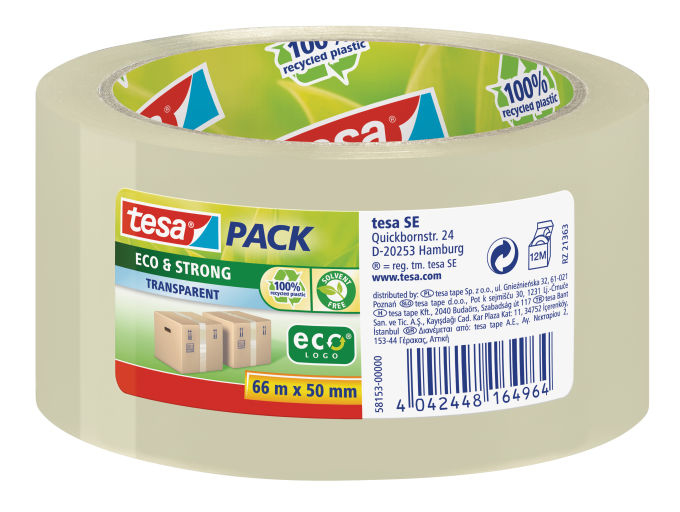 Image of TESA 58153-00000-00 stationery tape 66 m Transparent 1 pc(s)