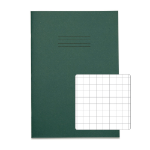 Rhino A4 Exercise Book 48 page Dark Green S10 (Pack of 10)