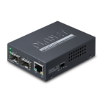 PLANET 1-Port 10/100/1000Base-T network media converter 1000 Mbit/s Black