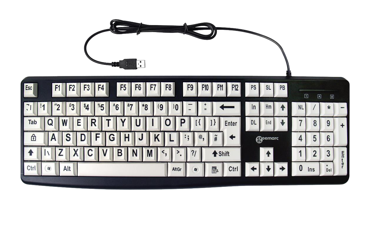 Image of Geemarc Telecom BIG LETTER KEYBOARD
