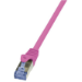 LogiLink Cat6a S/FTP, 2m networking cable Pink S/FTP (S-STP)