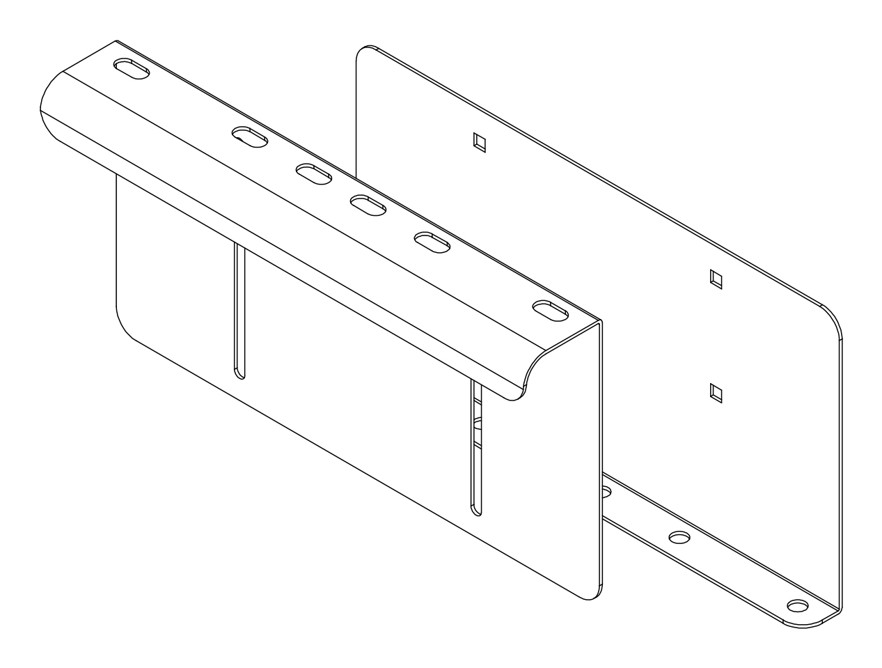 Vertiv Adjustable Ladder Rack Bracket