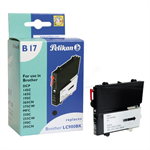 Pelikan 4107558/B17 Ink cartridge black, 300 pages ISO/IEC 19752 10ml (replaces Brother LC980BK) for Brother DCP 145 C