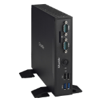 Shuttle XPC slim DS77U Intel® Celeron® 3865U 4 GB DDR4-SDRAM 120 GB SSD Windows 10 IoT Enterprise Nettop Mini PC Black