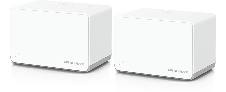 Mercusys HALO H70X (2-PACK) Dual-band (2.4 GHz / 5 GHz) Wi-Fi 6 (802.11ax) White 3 Internal