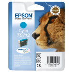 Epson Cheetah Singlepack Cyan T0712 DURABrite Ultra Ink