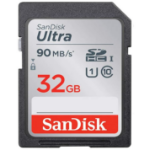 Sandisk Ultra memory card 32 GB SDHC Class 10 UHS-I