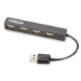 Ednet 85040 interface hub USB 2.0 480 Mbit/s Black