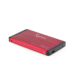 Gembird USB 3.0 2.5'' enclosure, red