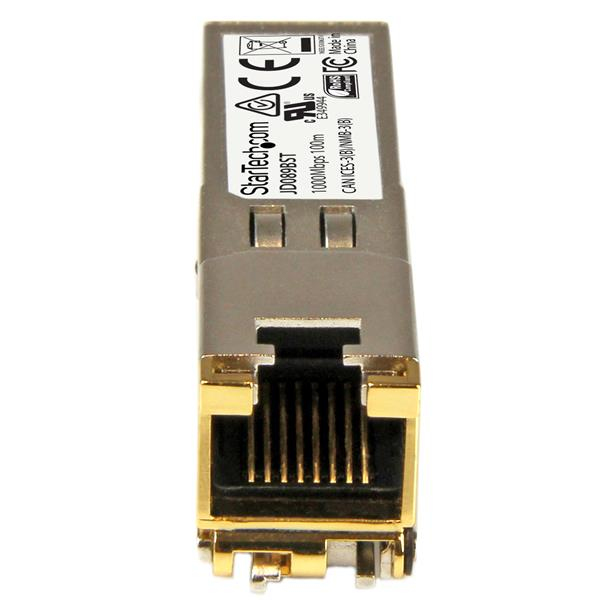 StarTech.com HPE JD089B Compatible SFP Module - 1000BASE-T - SFP to RJ45 Cat6/Cat5e - 1GE Gigabit Ethernet SFP - RJ-45 100m - HPE 5820AF, 12500, 5500