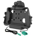 RAM Mounts s Form-Fit Holder (Latch) for Honeywell ScanPal EDA10A Tablet in OEM Protective Boot - 5.5mm DC & Dual USB-A Connector