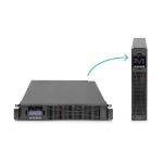 Digitus DN-170096 UPS Dubbele conversie (online) 3 kVA 3000 W 9 AC-uitgang(en)