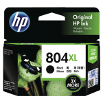 HP #804XL Black Ink T6N12AA