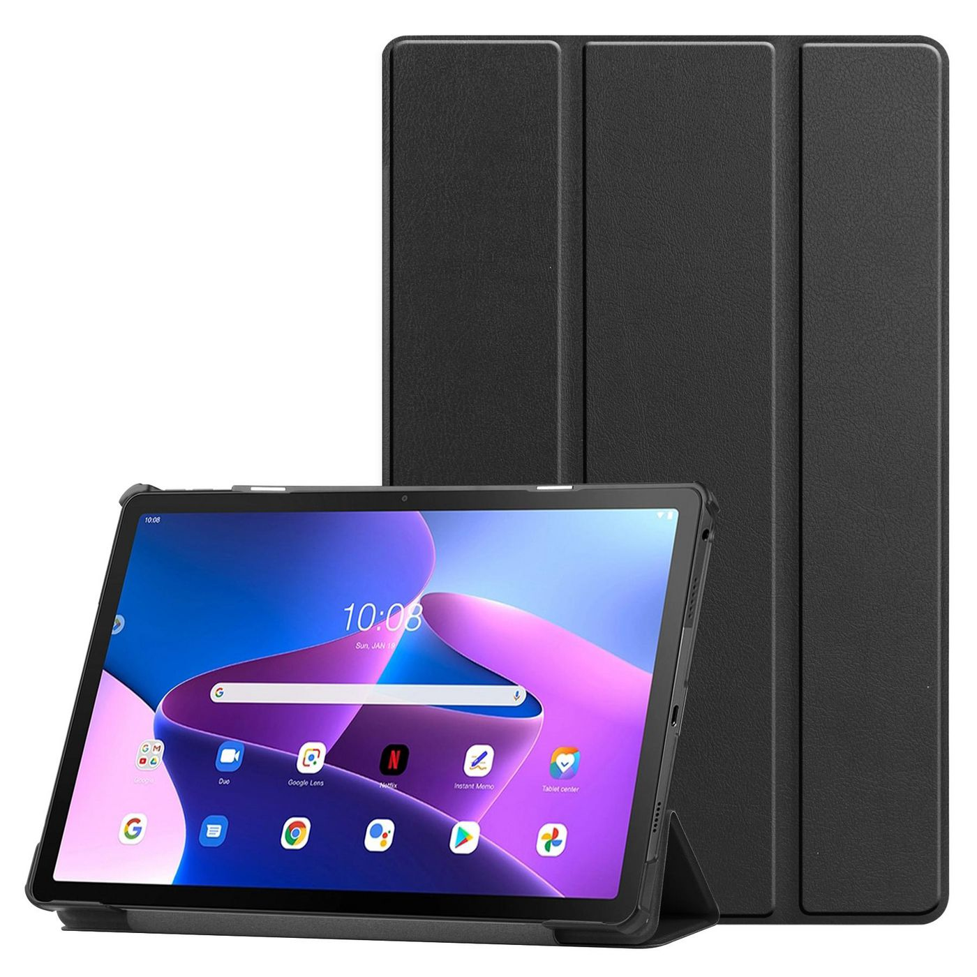 Estuff Black Es685300-Bulk Tablet Case Folio