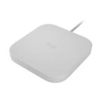 Logitech POWERED Wireless Charging Pad White Indoor