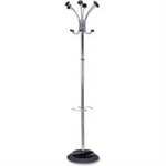 Alba CHROMY COAT STAND CHROME/BLACK