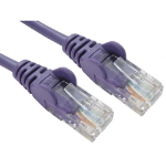 Cables Direct 1m Economy 10/100 Networking Cable - Violet