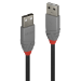 Lindy 0.5m USB 2.0 Type A to A Cable, Anthra Line
