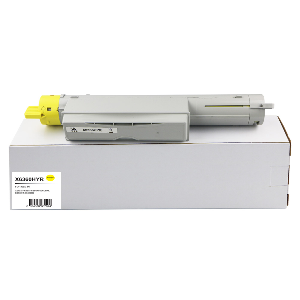 Image of CTS Wholesale Remanufactured Xerox Phaser 6360 Yellow Hi Yld Toner 106