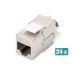 Digitus CAT 6A Keystone module, shielded, tool-free mounting connection