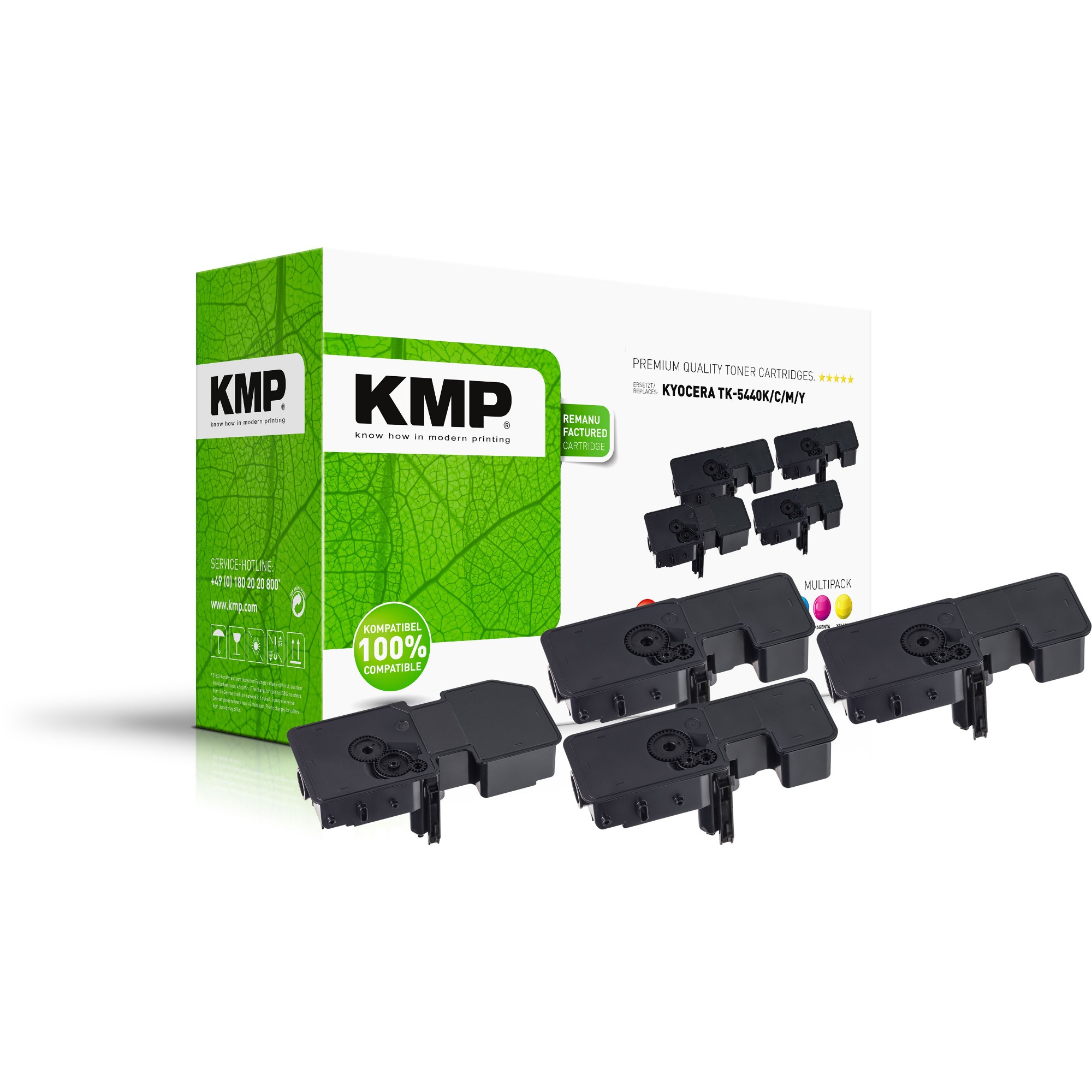 KMP 2927,3005 toner cartridge 4 pc(s) Compatible Black, Cyan, Magenta, Yellow