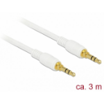 DeLOCK 85552 audio cable 3 m 3.5mm White