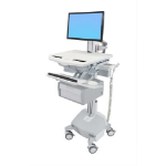 Ergotron StyleView White Flat panel Multimedia cart