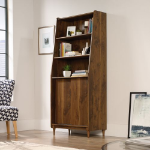 Teknik Hampstead Park Wide Bookcase W760 x D396 x H1788mm Walnut - 5420282 DD