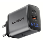 Axagon ACU-PQ67D PD3.0 & QC4+ 2xOUTPUTS, LCD display, wall charger 67W