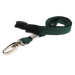Digital ID 10mm Recycled Plain Dark Green Lanyards with Metal Lobster Clip (Pack of 100)