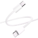 JLC Type C (Male) to Type C (Male) Cable –3M- 480Mbps Fast charge White