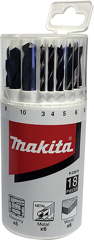 Photos - Tool Kit Makita P-23818 drill bit Drill bit set 18 pc(s) 