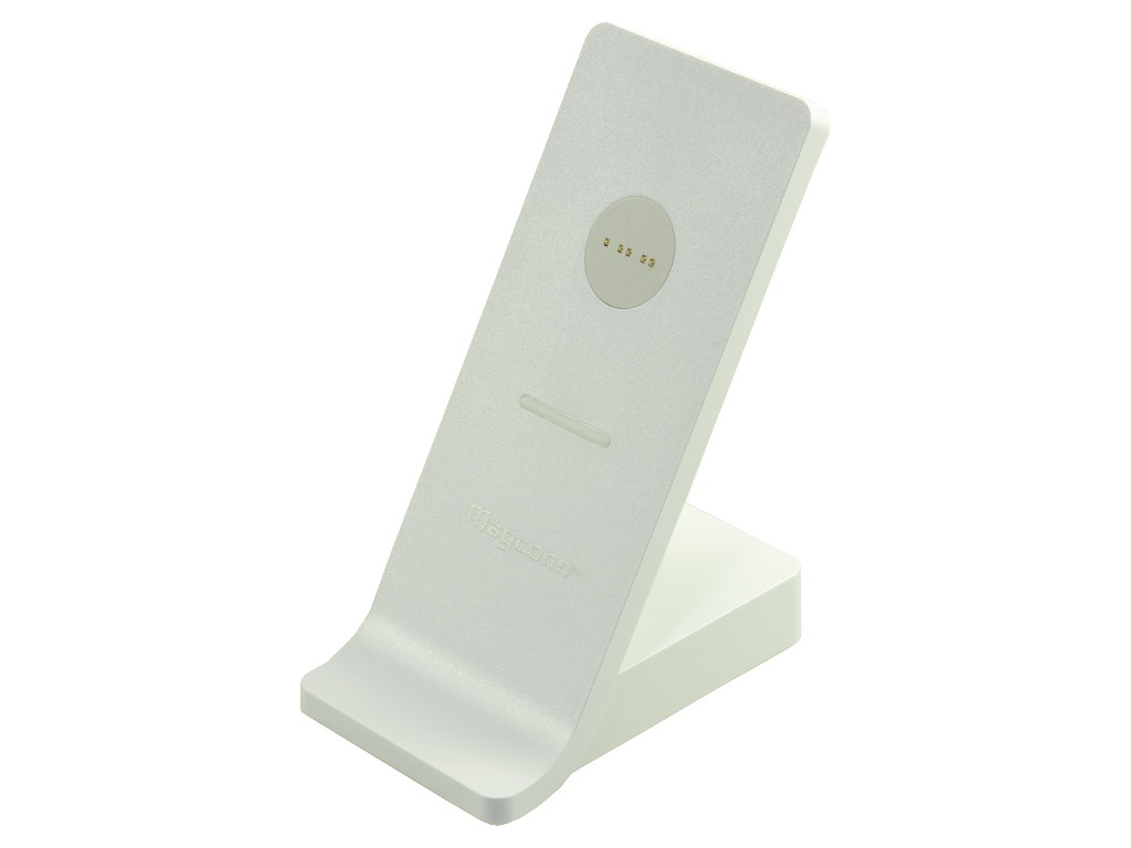 Image of 2-Power White Desktop Stand