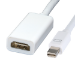 Cablenet 20cm Mini DisplayPort Male - HDMI 1.4b 1080p 60Hz White Adaptor