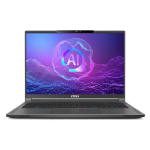 MSI Creator A16 AI+ A3HVGG-094US AMD Ryzen AI 9 HX 365 Laptop 16" WQUXGA 32 GB LPDDR5x-SDRAM 1 TB SSD NVIDIA GeForce RTX 4070 Wi-Fi 7 (802.11be) Windows 11 Home Gray