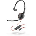 POLY Blackwire C3210 Headset Wired Head-band Office/Call center USB Type-A Black