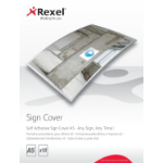 Rexel Self Adhesive Sign Covers A5 (10)