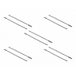 DeLOCK 18967 cable tie Beaded cable tie Polyamide Black 10 pc(s)