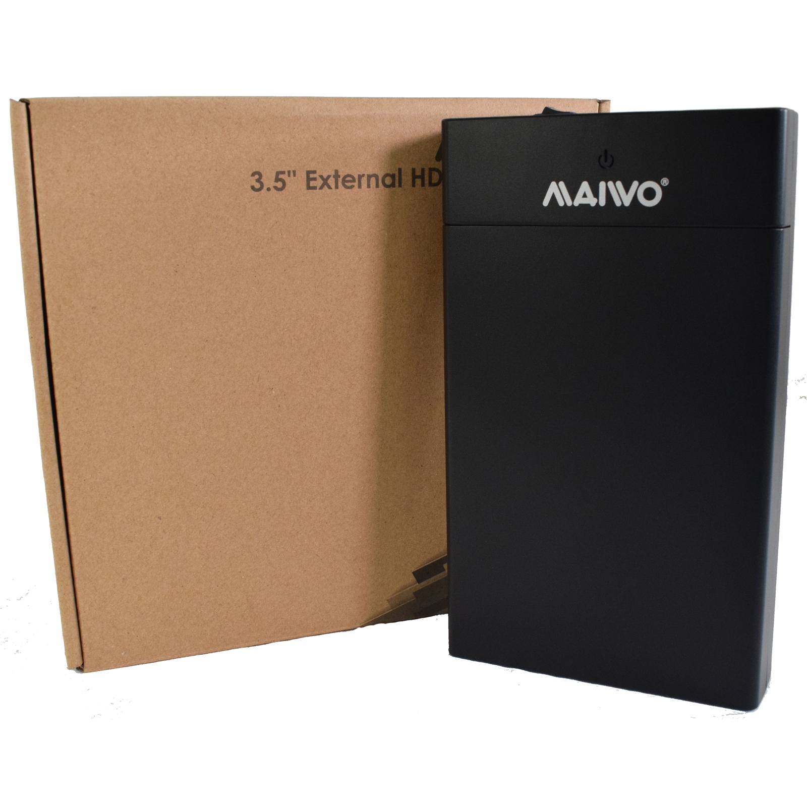 Image of MAIWO USB 3.0 3.5" External Hard Drive Enclosure with Power Adapter
