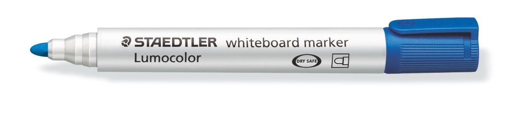 Staedtler Lumocolor marker 4 pc(s) Bullet tip Black, Blue, Green, Red