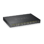 Zyxel GS1920-48HPV2 network switch Managed Gigabit Ethernet (10/100/1000) Power over Ethernet (PoE) Black